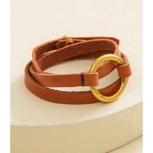 Noonday Collection Encircled Wrap Bracelet Leather